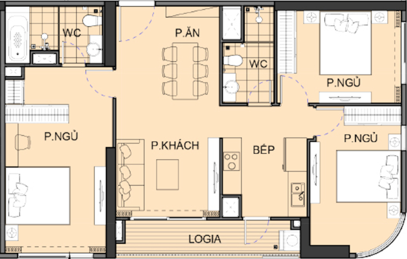 Layout Beverly Vinhomes Grand Park